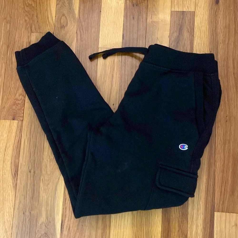 Champion Boys Black Joggers Size L